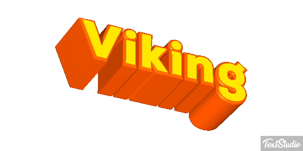 Viking Text effect