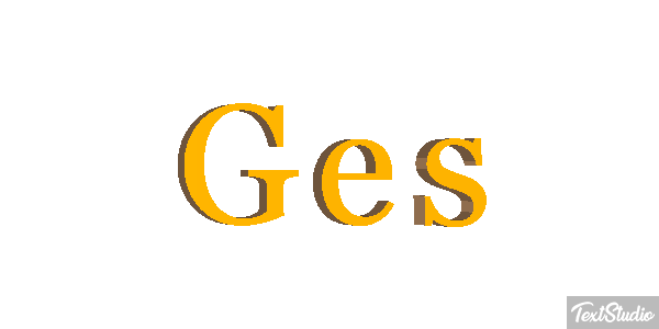 Gęś Text effect