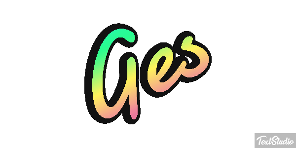 Gęś Text effect