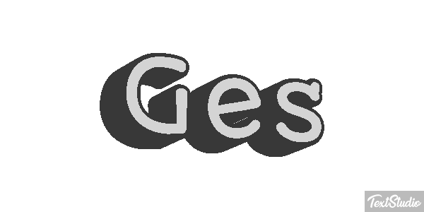 Gęś Text effect