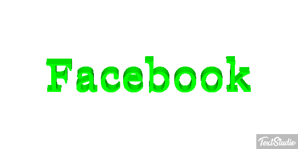 Facebook Text effect