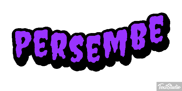Perşembe Text effect