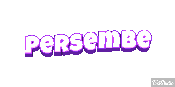 Perşembe Text effect