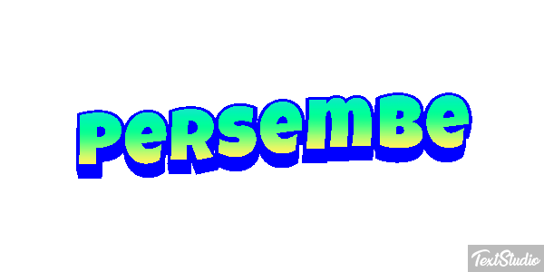 Perşembe Text effect