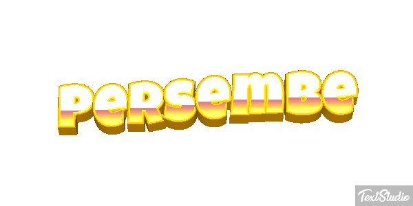 Perşembe Text effect