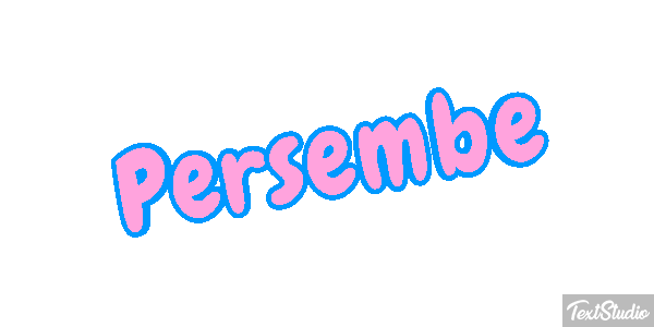 Perşembe Text effect