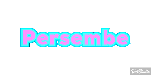 Perşembe Text effect