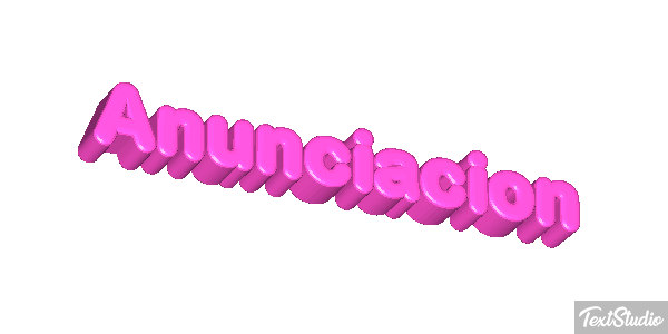 Anunciación Efecto de texto