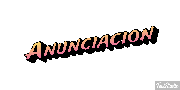 Anunciación Efecto de texto