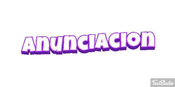 Anunciación Efecto de texto