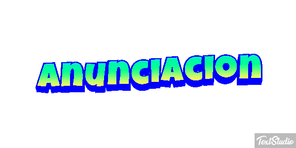 Anunciación Efecto de texto