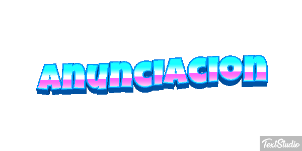 Anunciación Efecto de texto