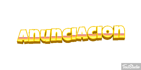Anunciación Efecto de texto