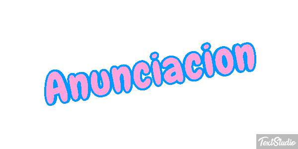 Anunciación Efecto de texto