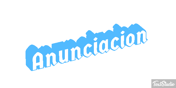 Anunciación Efecto de texto