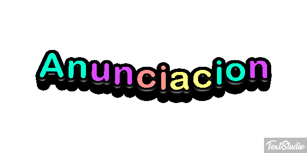 Anunciación Efecto de texto