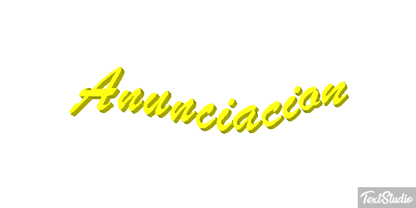 Anunciación Efecto de texto