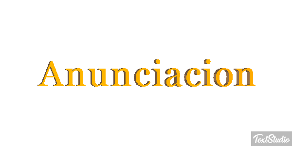 Anunciación Efecto de texto