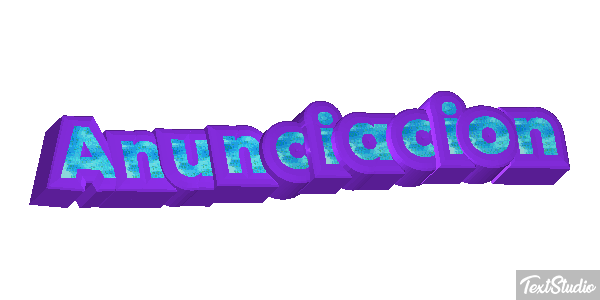 Anunciación Efecto de texto