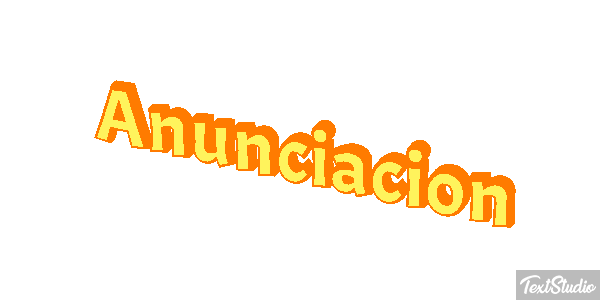 Anunciación Efecto de texto