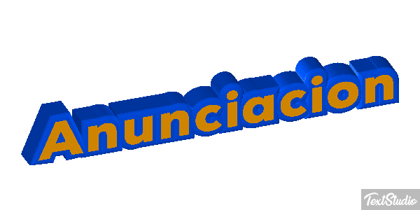 Anunciación Efecto de texto