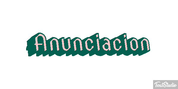Anunciación Efecto de texto