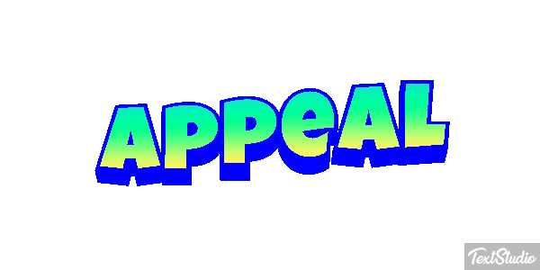 Appeal Text effect