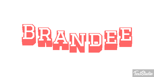 Brandee Text effect