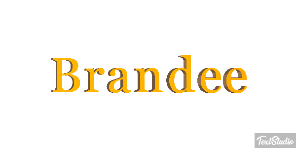 Brandee Text effect