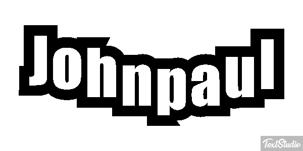 Johnpaul Text effect