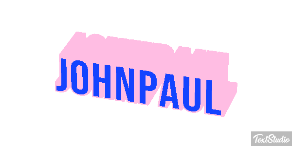Johnpaul Text effect