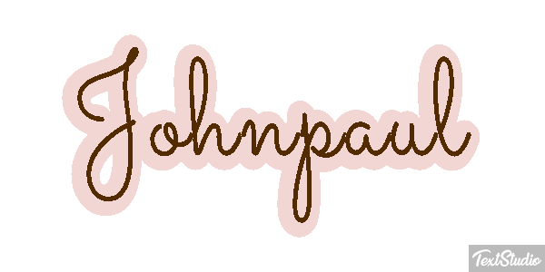 Johnpaul Text effect