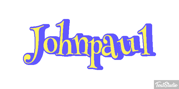 Johnpaul Text effect