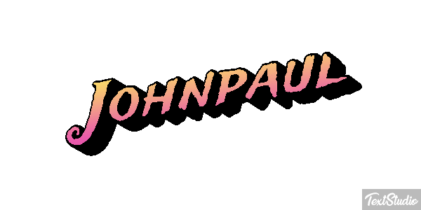 Johnpaul Text effect