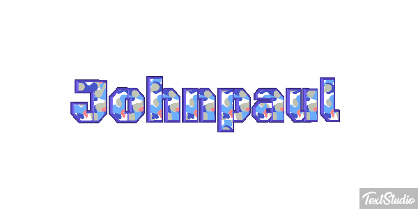 Johnpaul Text effect