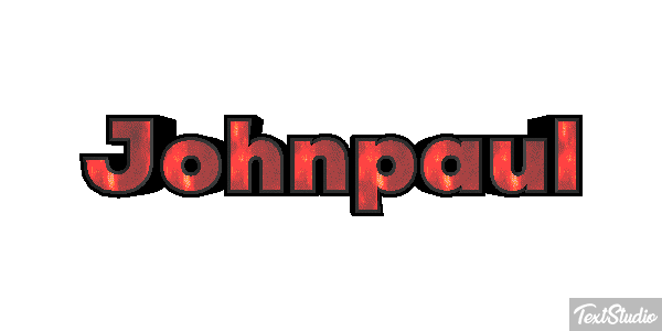Johnpaul Text effect