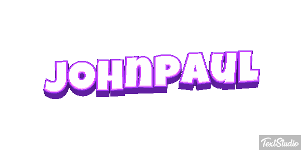 Johnpaul Text effect