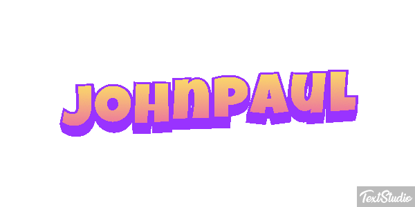 Johnpaul Text effect