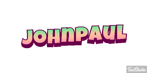 Johnpaul Text effect