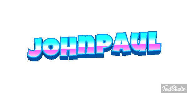 Johnpaul Text effect