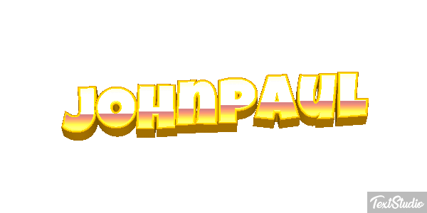Johnpaul Text effect