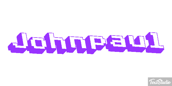 Johnpaul Text effect