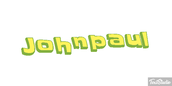 Johnpaul Text effect