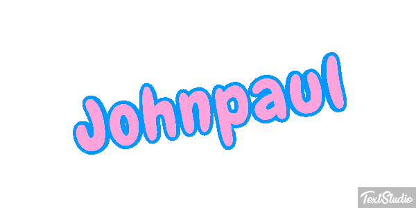 Johnpaul Text effect