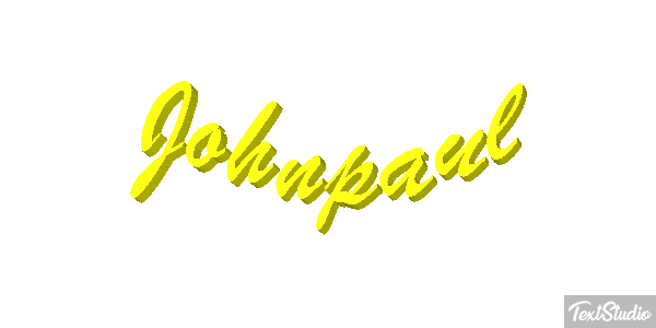 Johnpaul Text effect