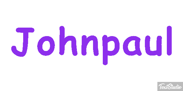 Johnpaul Text effect