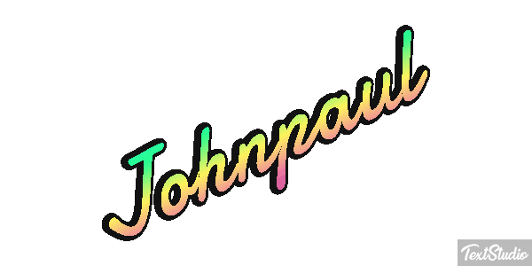 Johnpaul Text effect