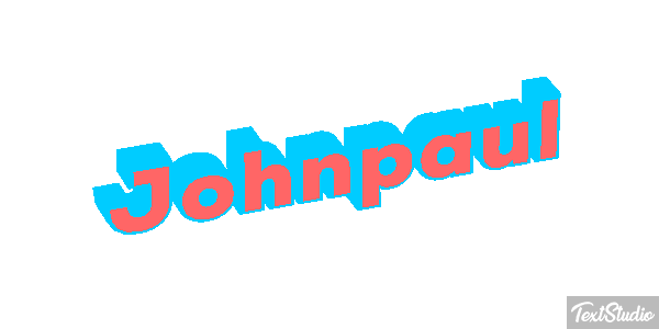 Johnpaul Text effect