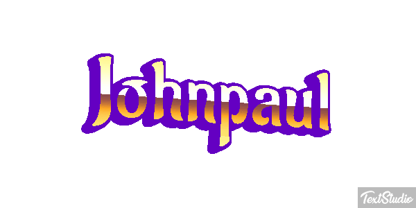 Johnpaul Text effect