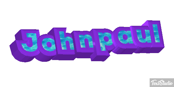 Johnpaul Text effect